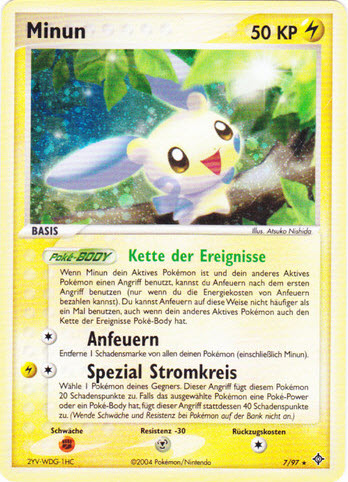 Minun 7 — EX Dragon (German Pokémon TCG card)