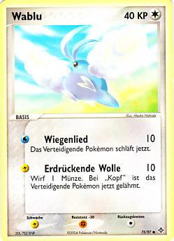 Wablu 75 — EX Dragon (German Pokémon TCG card)