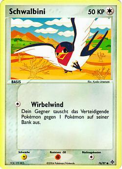 Schwalbini 76 — EX Dragon (German Pokémon TCG card)