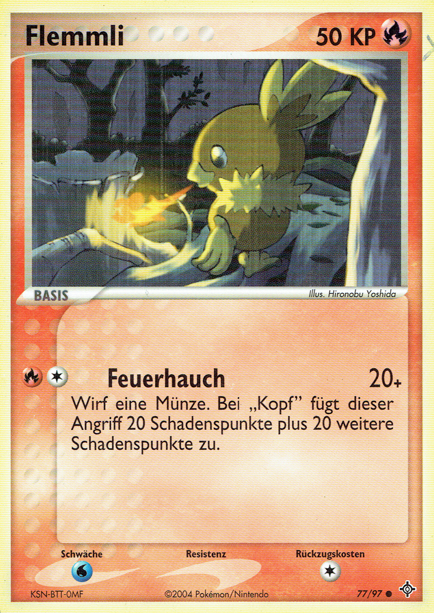 Flemmli 77 — EX Dragon (German Pokémon TCG card)