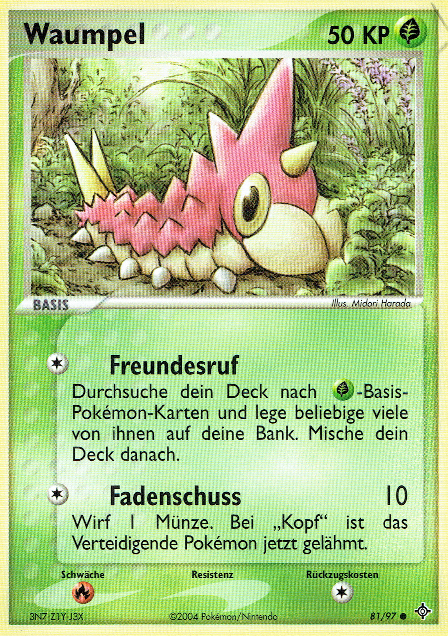 Waumpel 81 — EX Dragon (German Pokémon TCG card)