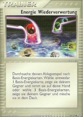 Energie Wiederverwertung 84 — EX Dragon (German Pokémon TCG card)
