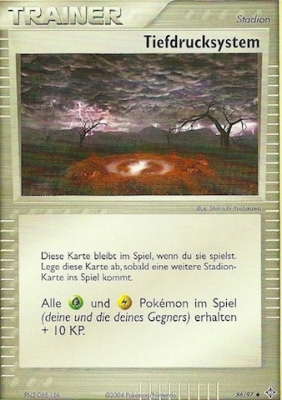 Tiefdrucksystem 86 — EX Dragon (German Pokémon TCG card)