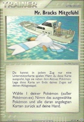 Mr. Bracks Mitgefühl 87 — EX Dragon (German Pokémon TCG card)