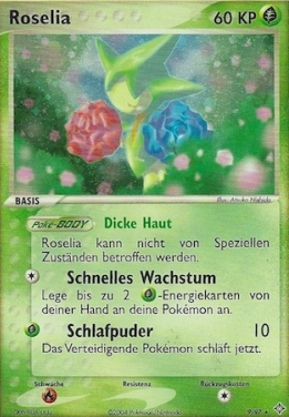 Roselia 9 — EX Dragon (German Pokémon TCG card)