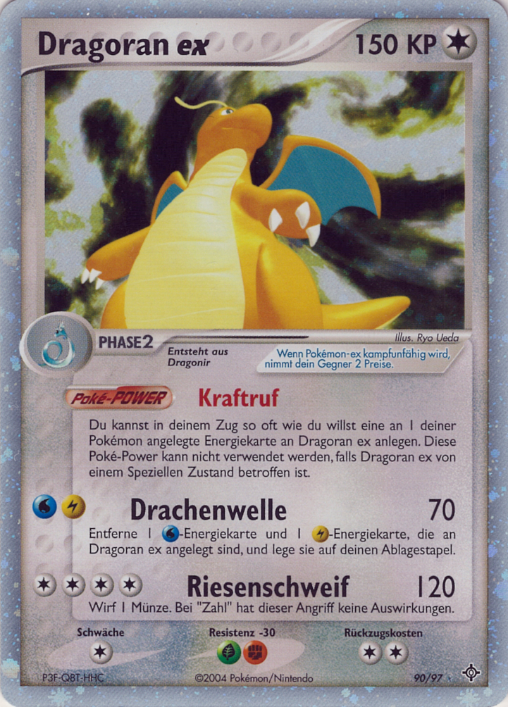 Dragoran ex 90 — EX Dragon (German Pokémon TCG card)