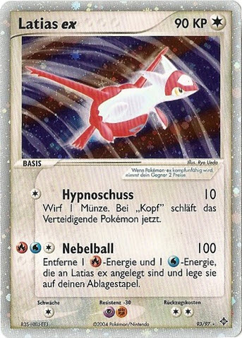 Latias ex 93 — EX Dragon (German Pokémon TCG card)