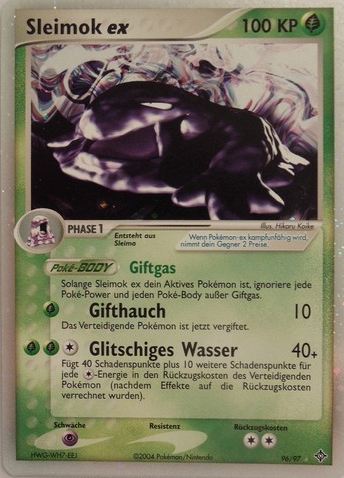 Sleimok ex 96 — EX Dragon (German Pokémon TCG card)