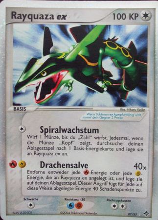 Rayquaza ex 97 — EX Dragon (German Pokémon TCG card)