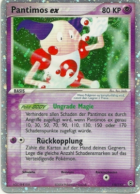 Pantimos ex 110 — EX FireRed & LeafGreen (German Pokémon TCG card)