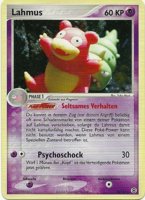 Lahmus 14 — EX FireRed & LeafGreen (German Pokémon TCG card)