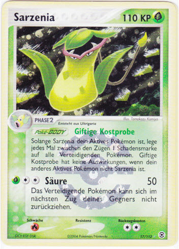 Sarzenia 17 — EX FireRed & LeafGreen (German Pokémon TCG card)