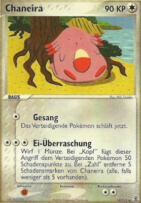 Chaneira 19 — EX FireRed & LeafGreen (German Pokémon TCG card)