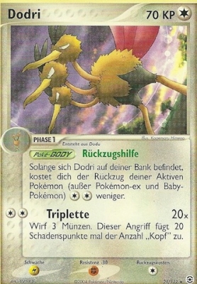 Dodri 21 — EX FireRed & LeafGreen (German Pokémon TCG card)