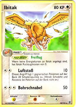 Ibitak 24 — EX FireRed & LeafGreen (German Pokémon TCG card)