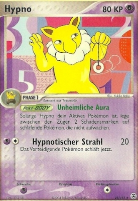 Hypno 25 — EX FireRed & LeafGreen (German Pokémon TCG card)