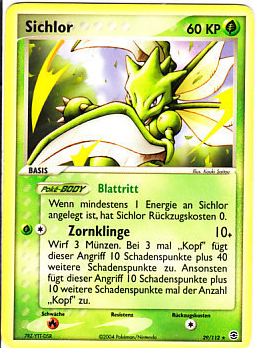 Sichlor 29 — EX FireRed & LeafGreen (German Pokémon TCG card)