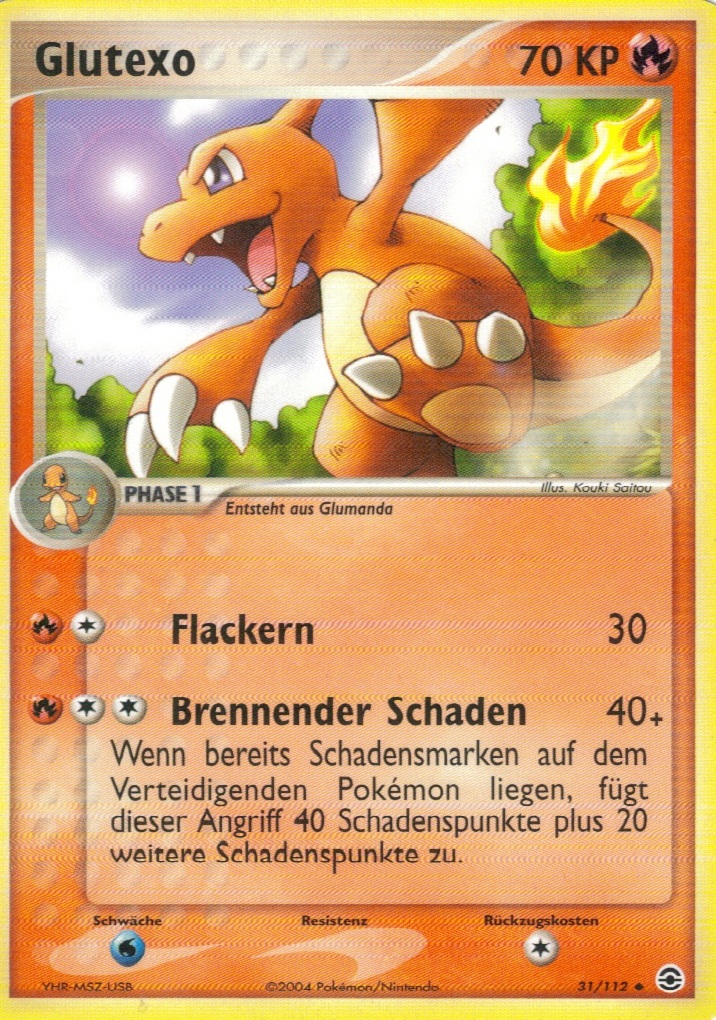 Glutexo 31 — EX FireRed & LeafGreen (German Pokémon TCG card)