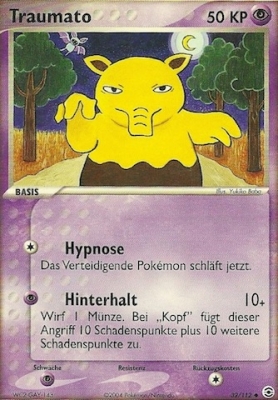 Traumato 32 — EX FireRed & LeafGreen (German Pokémon TCG card)