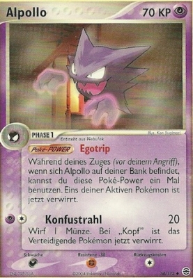 Alpollo 34 — EX FireRed & LeafGreen (German Pokémon TCG card)