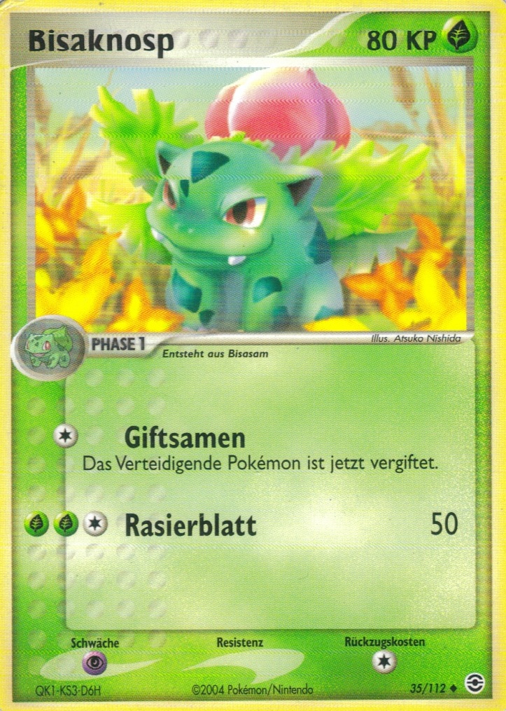 Bisaknosp 35 — EX FireRed & LeafGreen (German Pokémon TCG card)