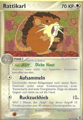 Rattikarl 48 — EX FireRed & LeafGreen (German Pokémon TCG card)