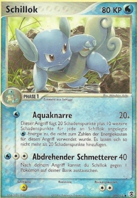 Schillok 50 — EX FireRed & LeafGreen (German Pokémon TCG card)