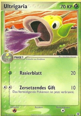 Ultrigaria 51 — EX FireRed & LeafGreen (German Pokémon TCG card)