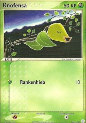 Knofensa 53 — EX FireRed & LeafGreen (German Pokémon TCG card)