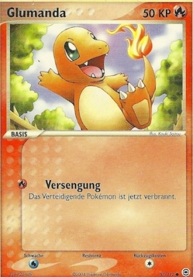 Glumanda 57 — EX FireRed & LeafGreen (German Pokémon TCG card)