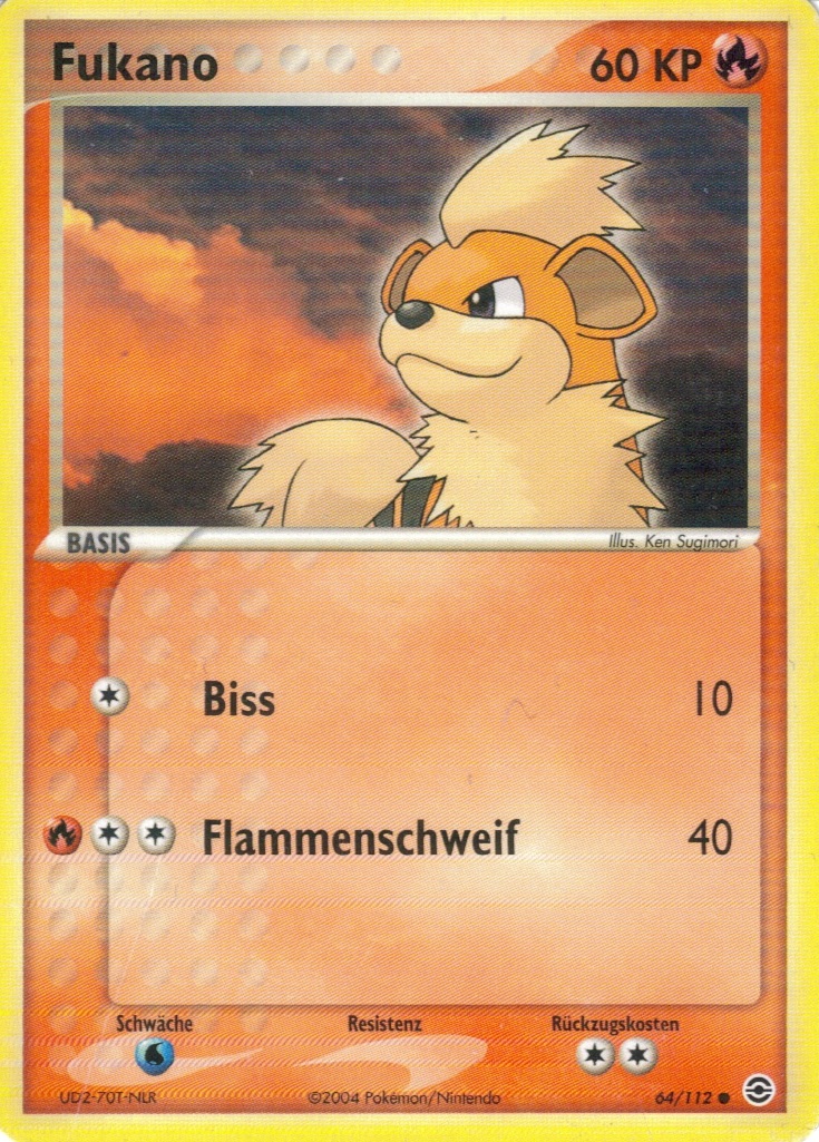 Fukano 64 — EX FireRed & LeafGreen (German Pokémon TCG card)