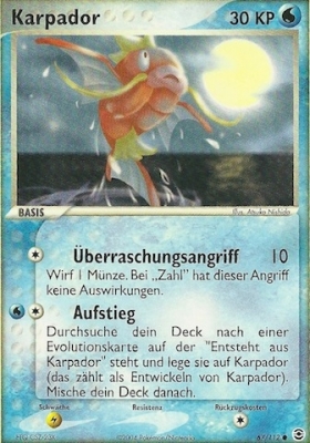 Karpador 67 — EX FireRed & LeafGreen (German Pokémon TCG card)