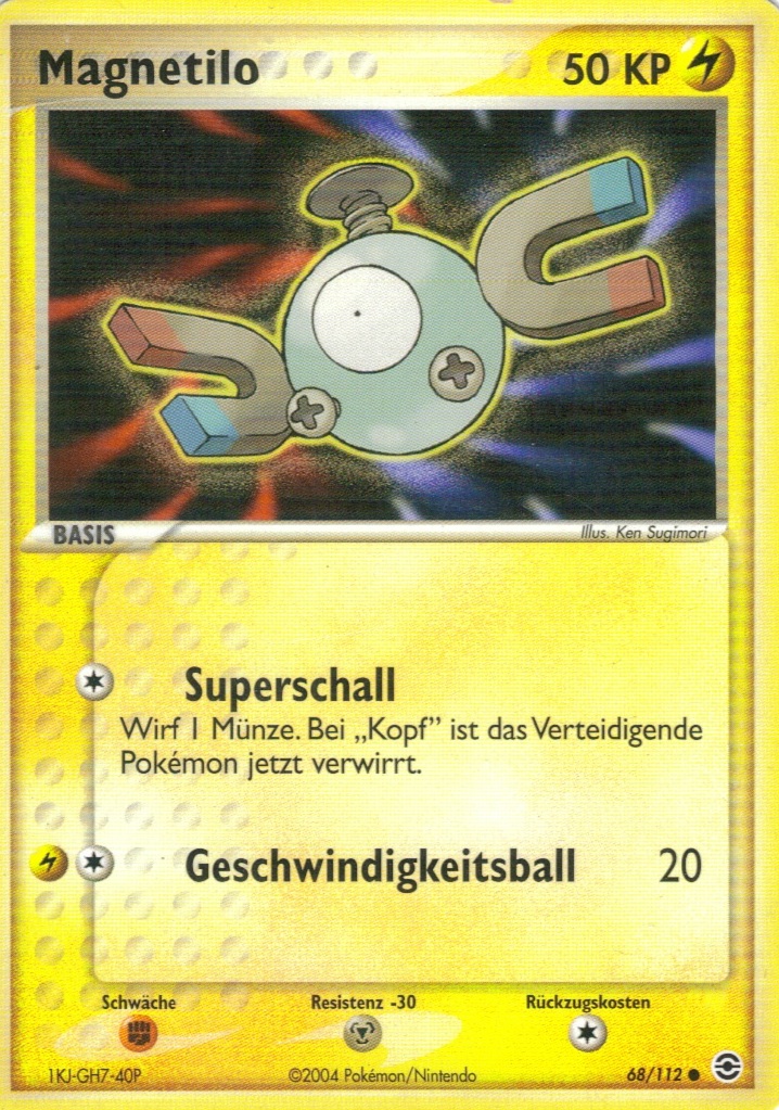 Magnetilo 68 — EX FireRed & LeafGreen (German Pokémon TCG card)