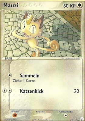 Mauzi 69 — EX FireRed & LeafGreen (German Pokémon TCG card)
