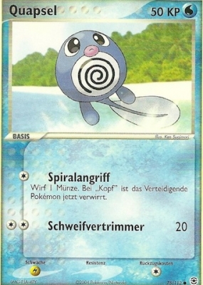 Quapsel 75 — EX FireRed & LeafGreen (German Pokémon TCG card)
