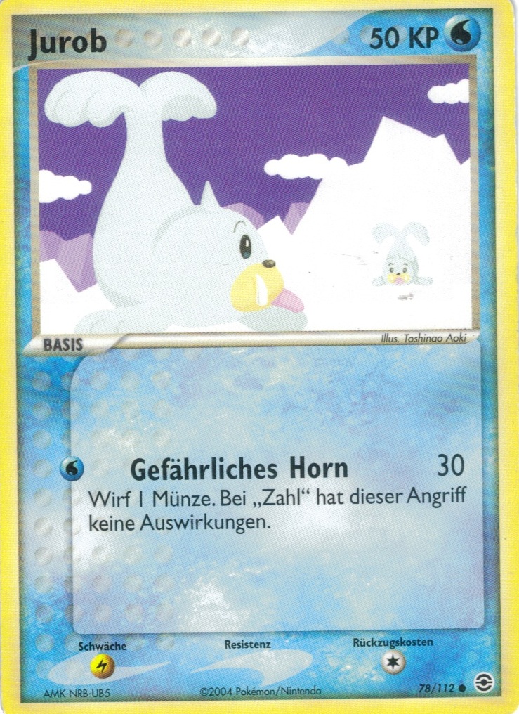 Jurob 78 — EX FireRed & LeafGreen (German Pokémon TCG card)