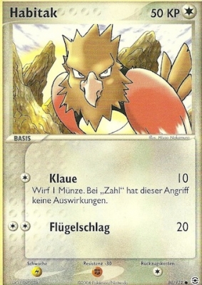 Habitak 81 — EX FireRed & LeafGreen (German Pokémon TCG card)