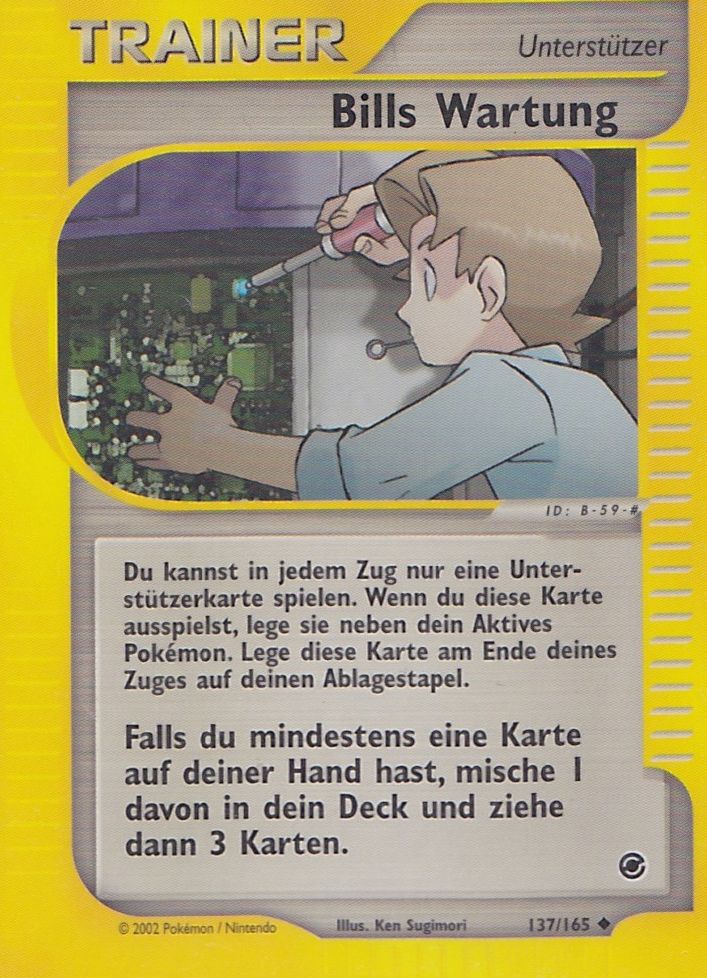 Bills Wartung 87 — EX FireRed & LeafGreen (German Pokémon TCG card)