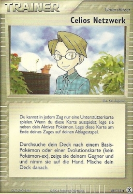 Celios Netzwerk 88 — EX FireRed & LeafGreen (German Pokémon TCG card)