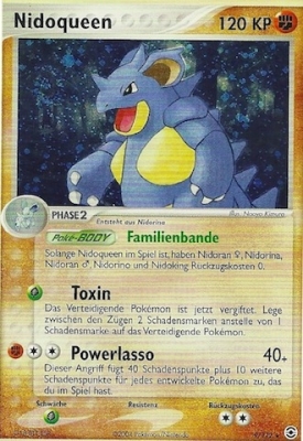 Nidoqueen 9 — EX FireRed & LeafGreen (German Pokémon TCG card)