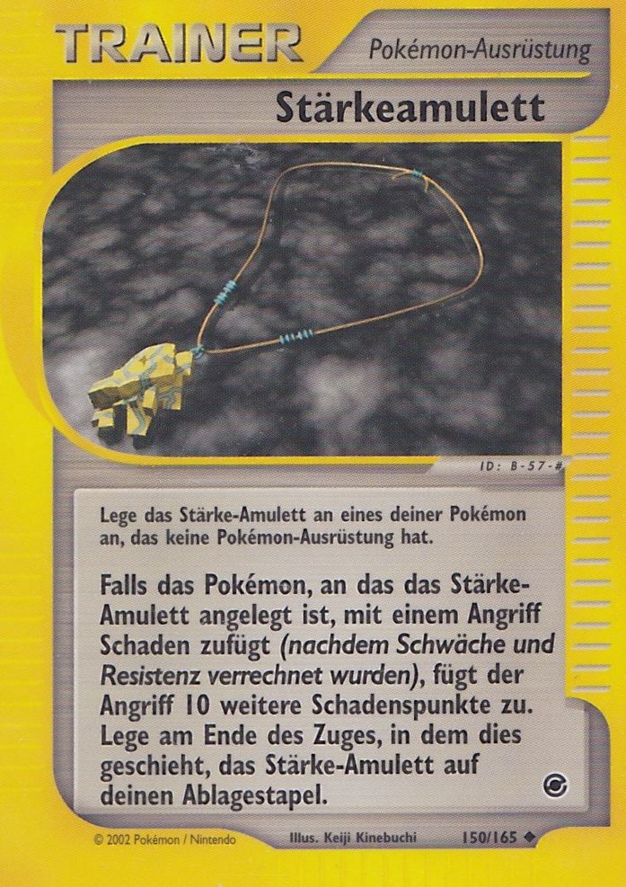Stärkeamulett 92 — EX Deoxys (German Pokémon TCG card)