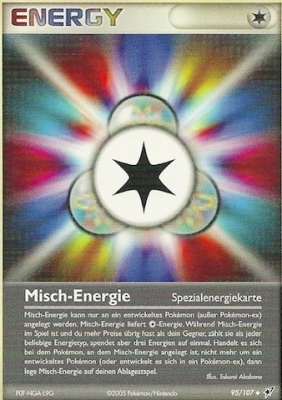 Misch-Energie 95 — EX Deoxys (German Pokémon TCG card)
