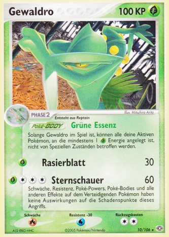 Gewaldro 10 — EX Emerald (German Pokémon TCG card)