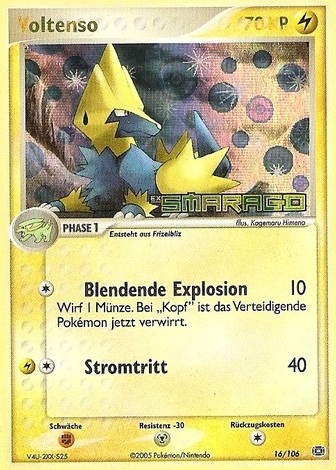 Voltenso 16 — EX Emerald (German Pokémon TCG card)