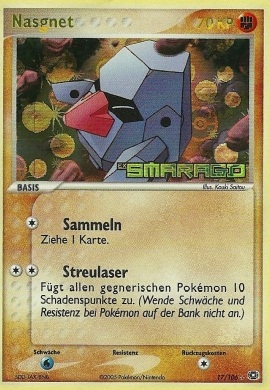 Nasgnet 17 — EX Emerald (German Pokémon TCG card)