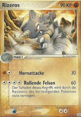 Rizeros 19 — EX Emerald (German Pokémon TCG card)