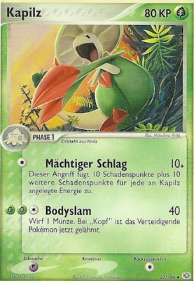 Kapilz 22 — EX Emerald (German Pokémon TCG card)