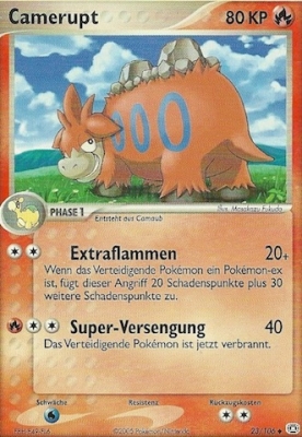 Camerupt 23 — EX Emerald (German Pokémon TCG card)