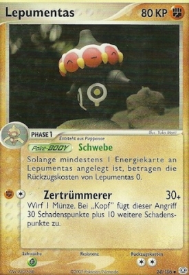 Lepumentas 24 — EX Emerald (German Pokémon TCG card)