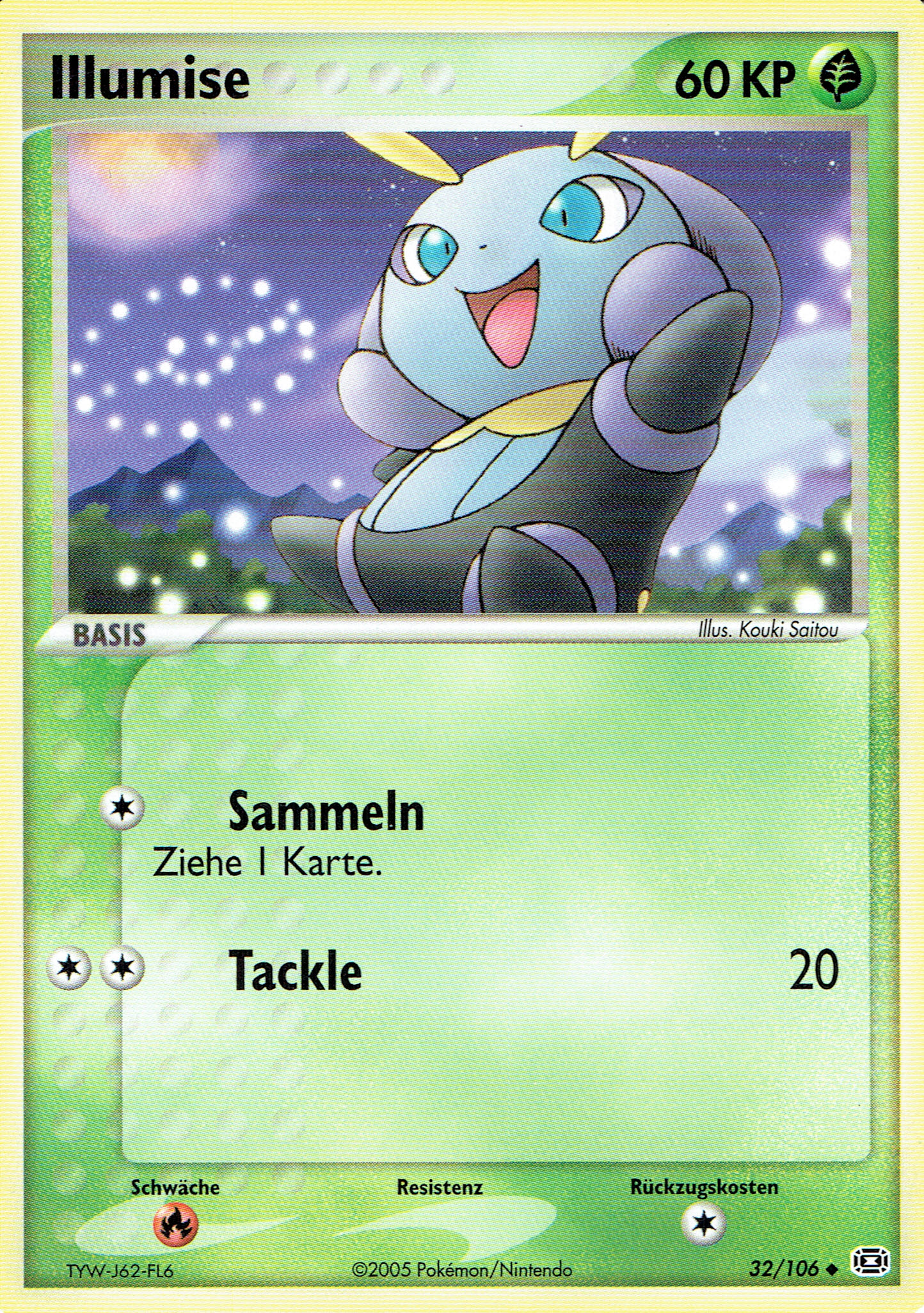 Illumise 32 — EX Emerald (German Pokémon TCG card)